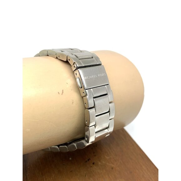 Michael Kors Women's Watch MK7429 Quartz Chronograph Silver Stainless Steel 42mm - Picture 11 of 15